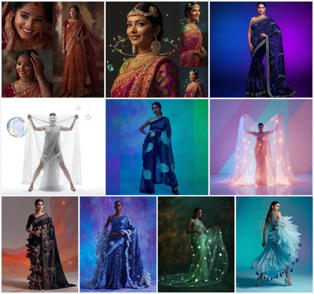 New 10 AI Prompts for Serene Saree Looks on Picturesque Balconies | Trending purple saree prompt today