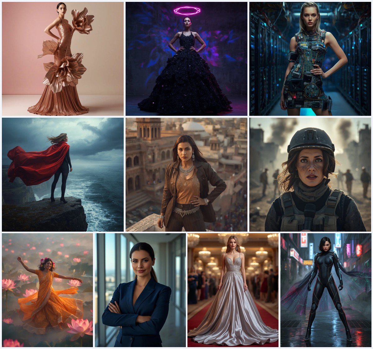 New 10 AI Prompts for Women’s Empowering Action Shots in Urban Environments | ai prompt for social media