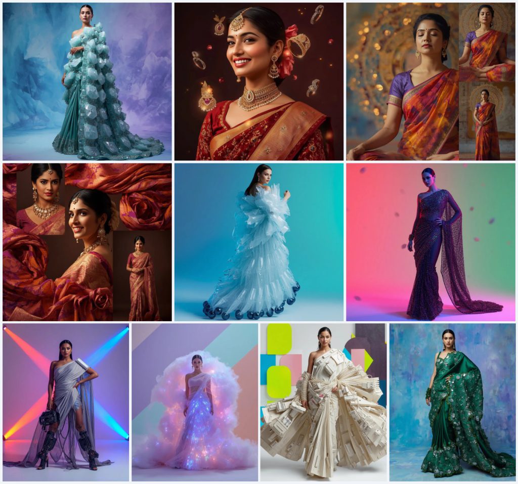 Top 10 Festive Saree AI Prompts for Vibrant Harvest Festival Photography | prompt for traditional look for girl instagram