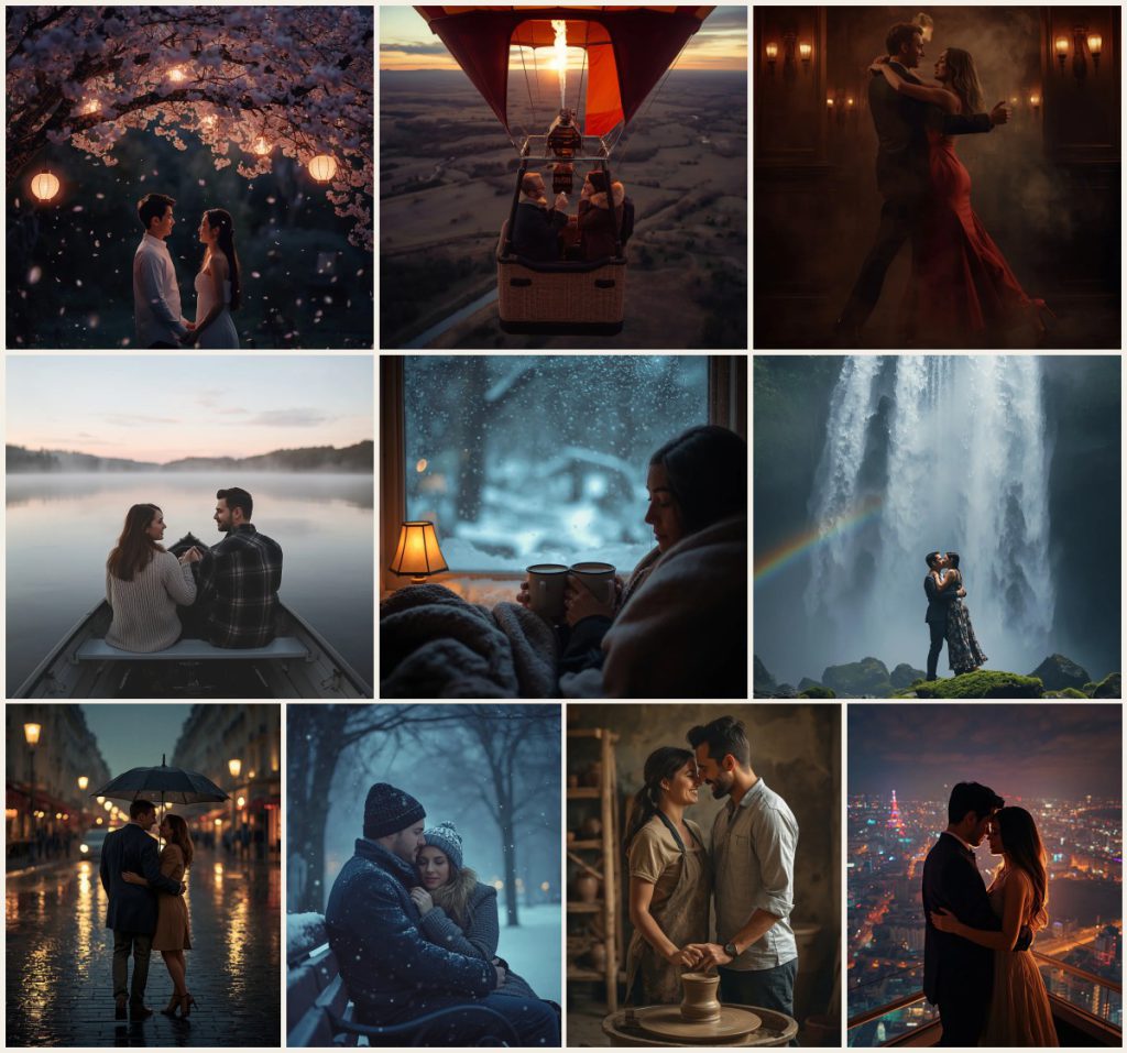 New 10 Cozy Winter Couple AI Prompts for Warm and Intimate Scenes